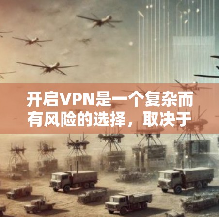 开启VPN是一个复杂而有风险的选择，取决于你的需求、预算和风险承受能力。以下是一个结构化的建议