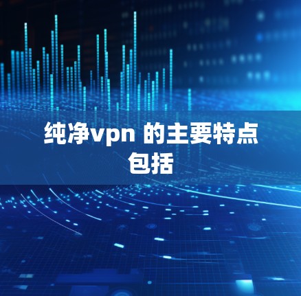 纯净vpn 的主要特点包括
