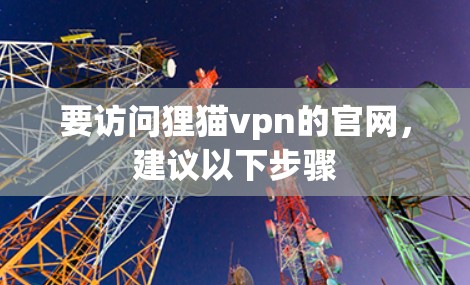 要访问狸猫vpn的官网，建议以下步骤